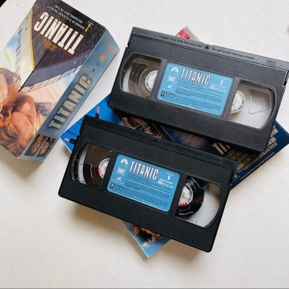 Titanic 1 & 2 VHS Hi Fi Stereo Titanic Movie Classic Drama - Picture 6 of 6